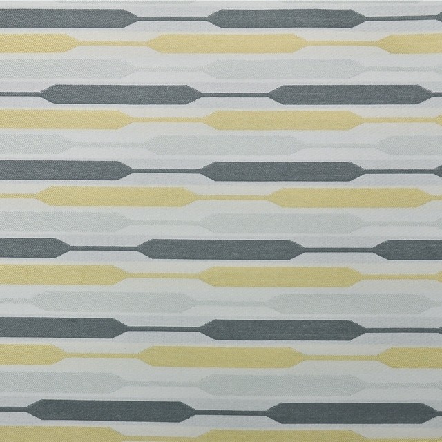 Geo Yellow Fabric by Fryetts