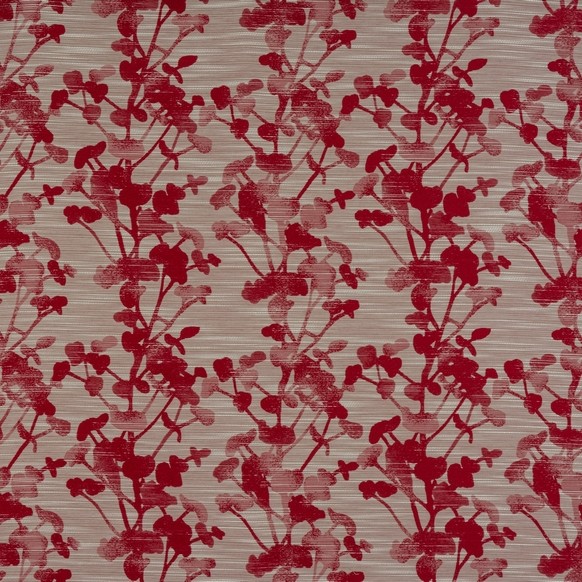 Keiko Rosso Fabric by Fryetts