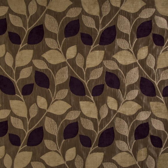 Matisse Aubergine Fabric by Porter & Stone