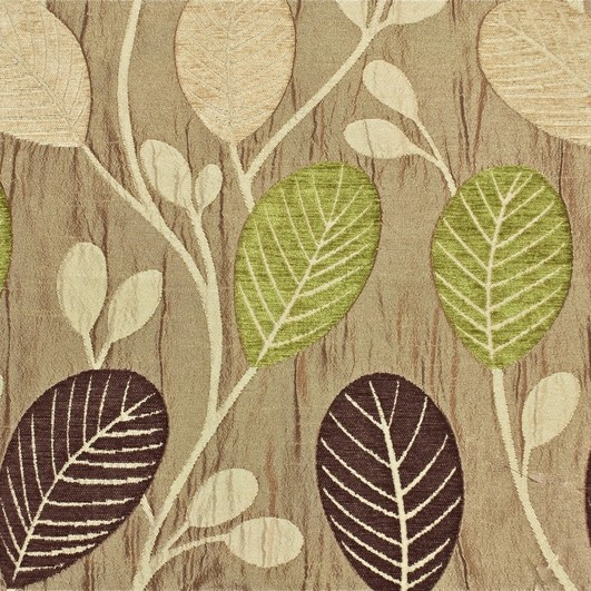 Orvieto Taupe Olive Fabric by Fryetts