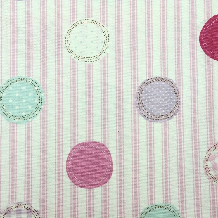 Patch Pink Fabric by Fryetts