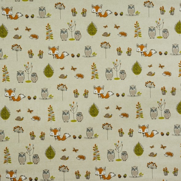 Woodland Fox Multi Fabric by Fryetts