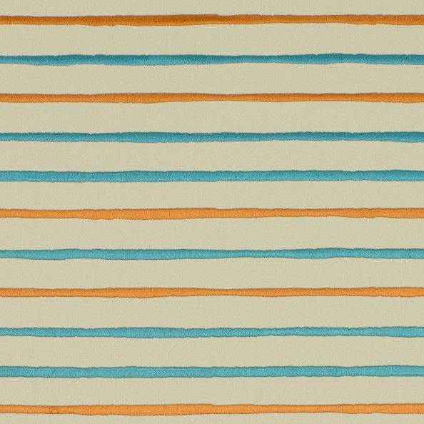 Calm Tangerine Fabric by Ashley Wilde