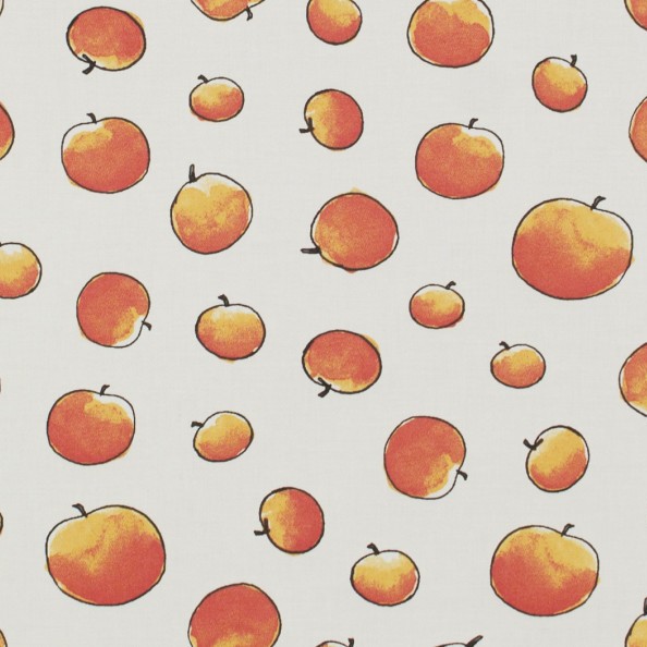 Giant Peach Fabric by Ashley Wilde