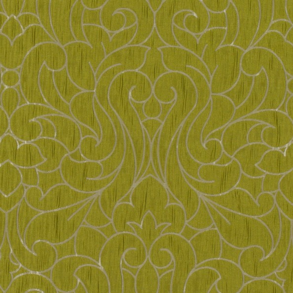Makeda Wasabi Fabric by Ashley Wilde