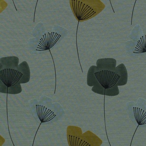 Nancy Aqua Fabric by Ashley Wilde