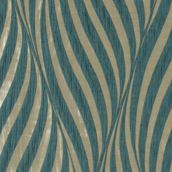 Tulie Teal Fabric by Ashley Wilde