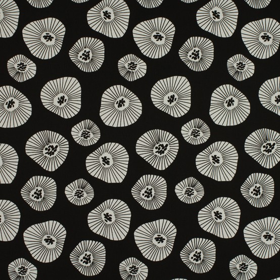 Moira Black Fabric by Ashley Wilde