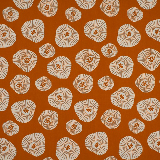 Moira Orange Fabric by Ashley Wilde