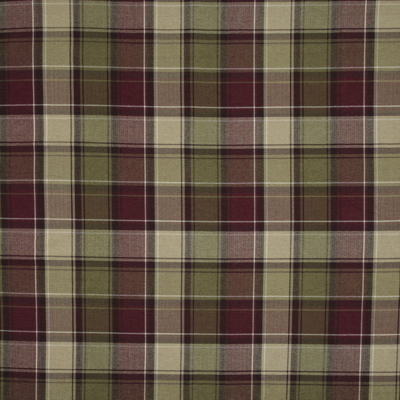Argyle Claret Fabric by iLiv