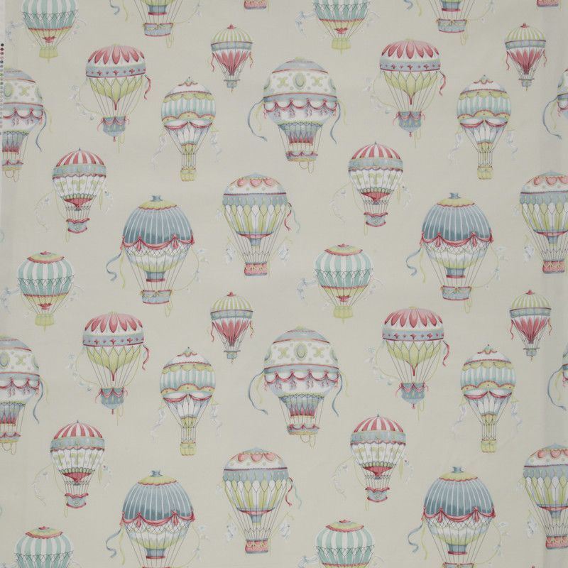 Balloons Poppy Fabric by iLiv