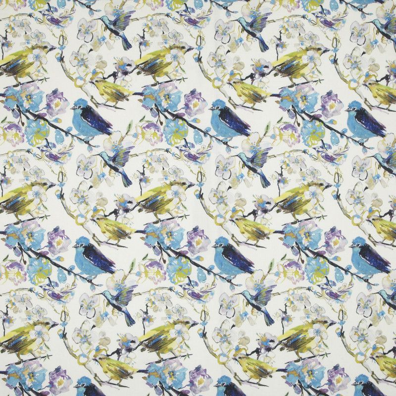 Hummingbird Jade Fabric by iLiv
