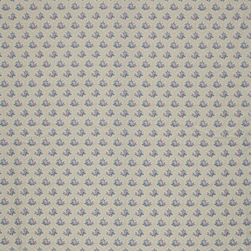 Tea Garden Cobalt Fabric by iLiv
