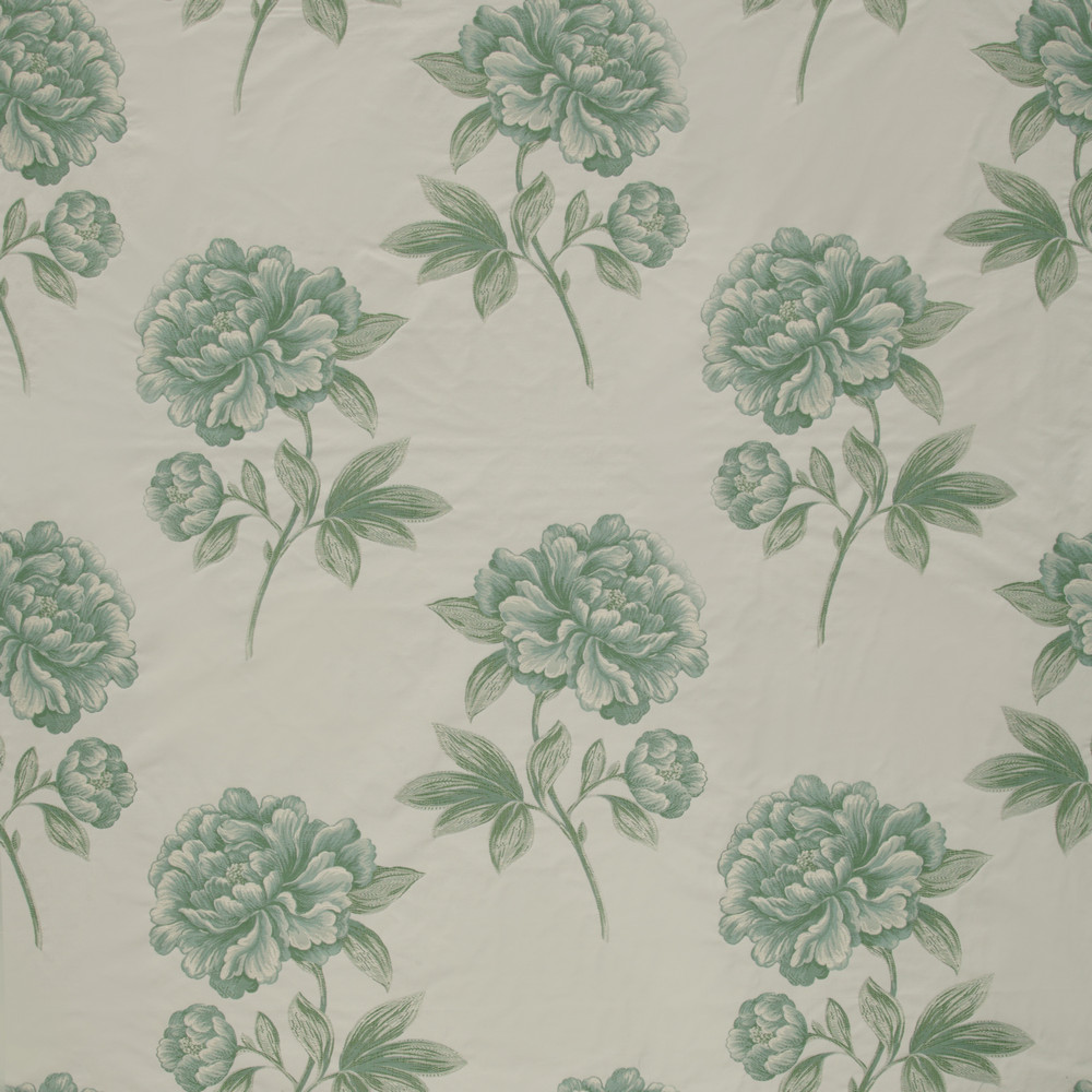 Camellia Aqua Fabric by iLiv