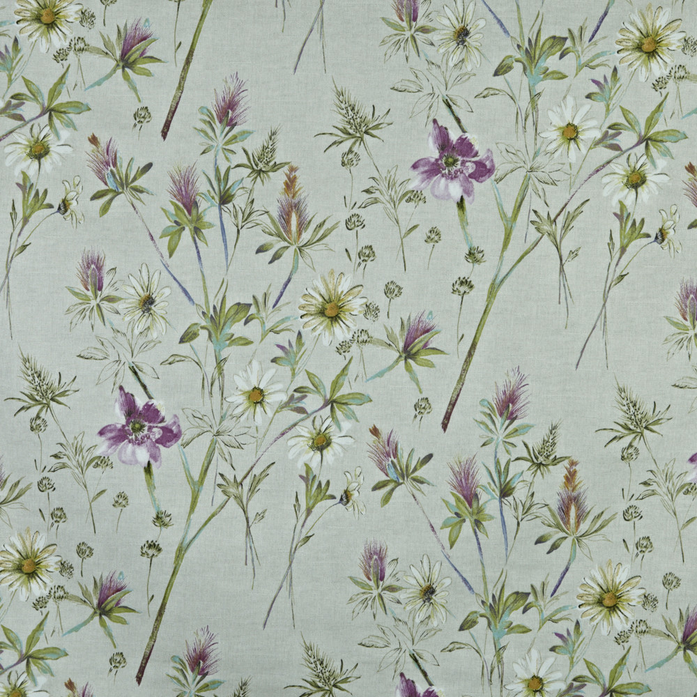 Wordsworth Hollyhock Fabric by Prestigious Textiles