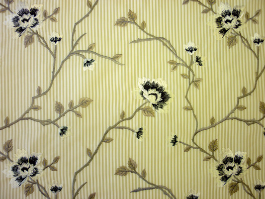 Henrietta Silver Fabric by Prestigious Textiles