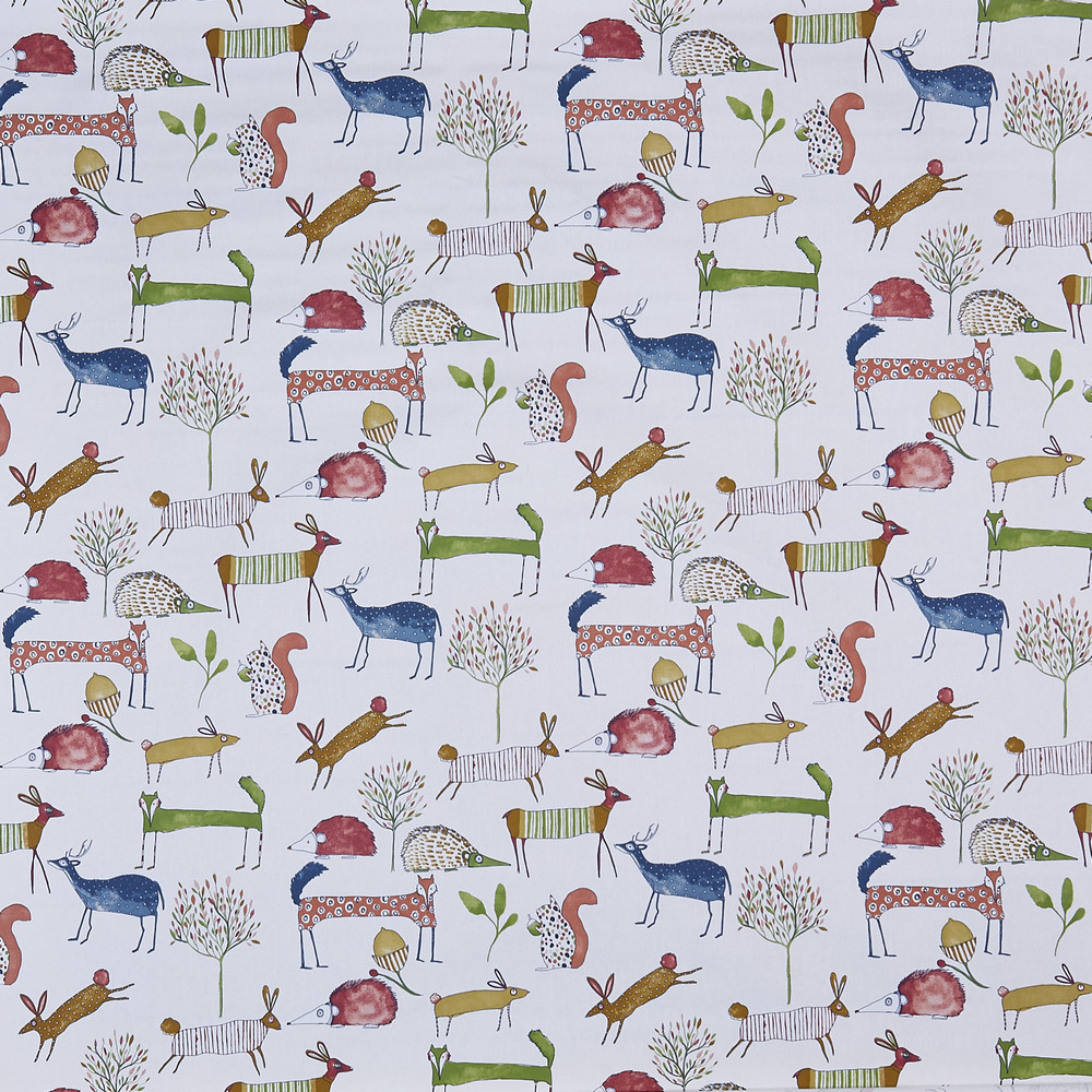 Oh My Deer Berry Fabric by Prestigious Textiles