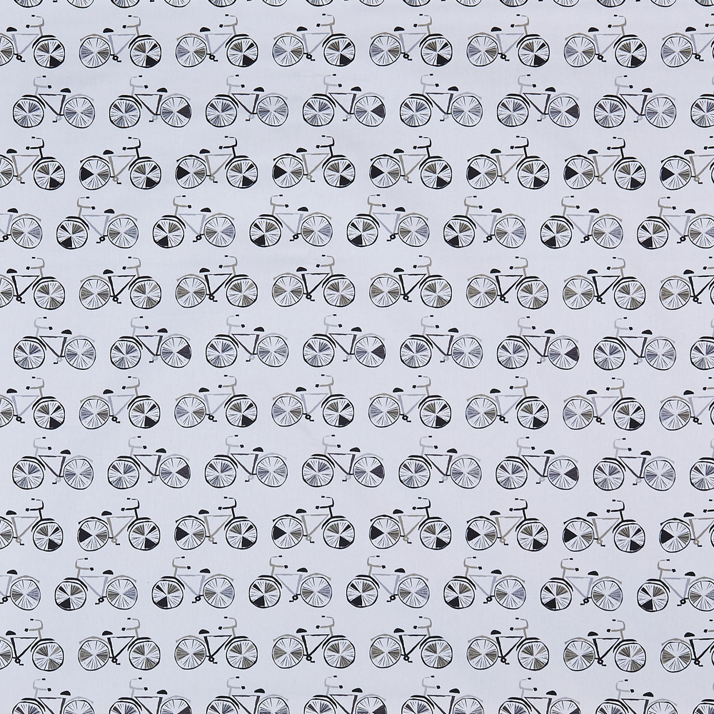 On Your Bike Graphite Fabric by Prestigious Textiles