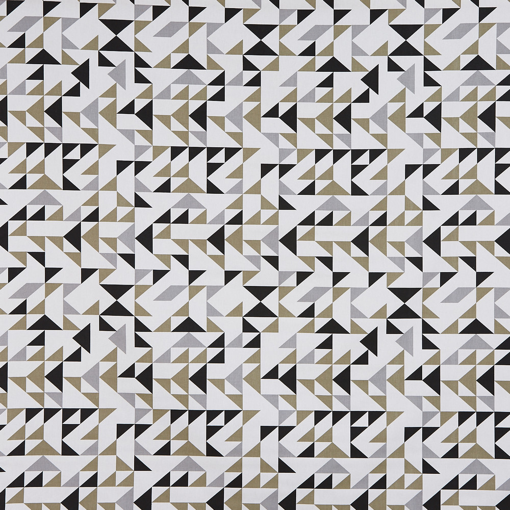 Point To Point Graphite Fabric by Prestigious Textiles
