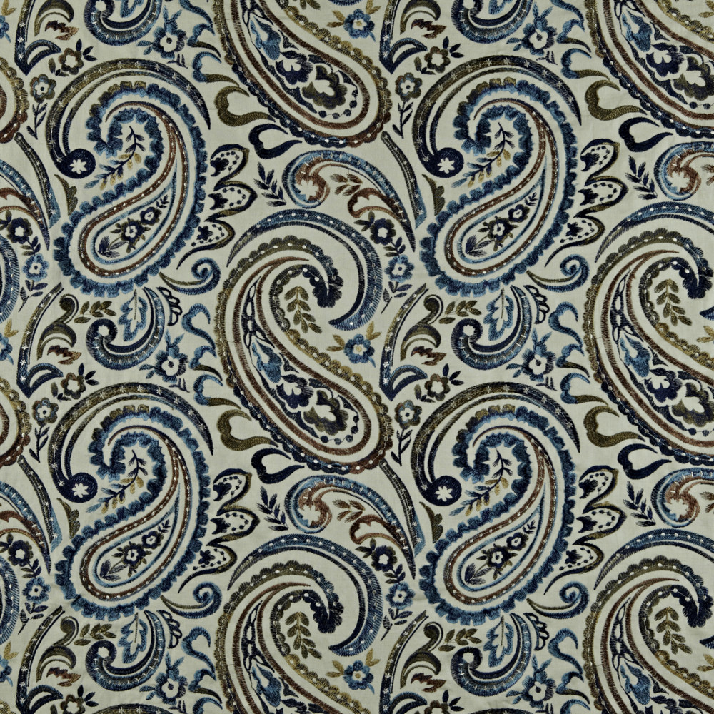 Taj Sapphire Fabric by Prestigious Textiles