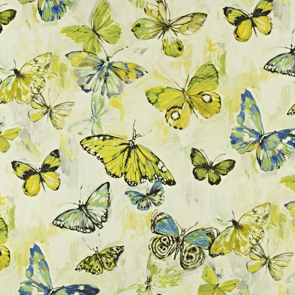 Butterfly Cloud Mojito Fabric by Prestigious Textiles