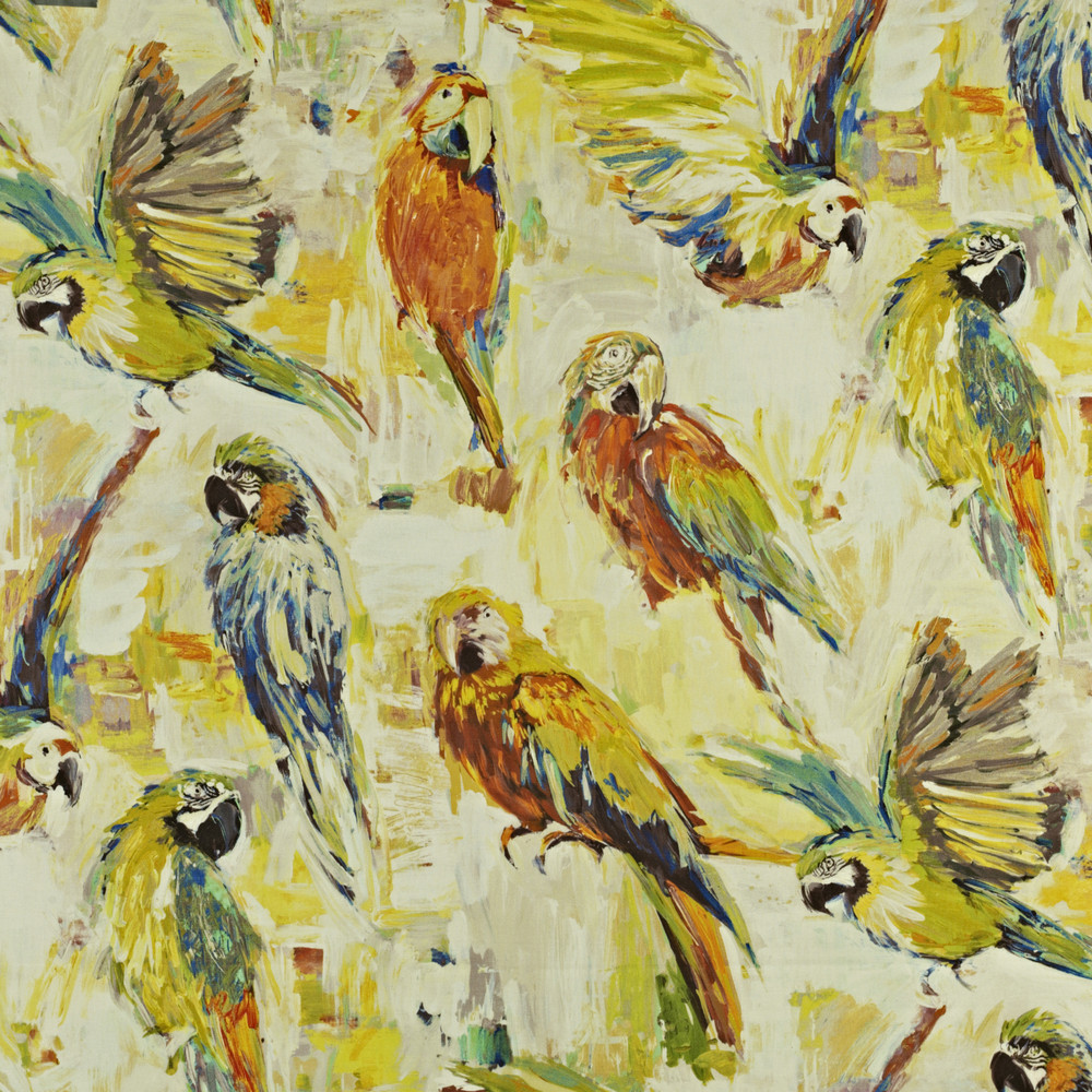 Macaw Rainforest Fabric by Prestigious Textiles