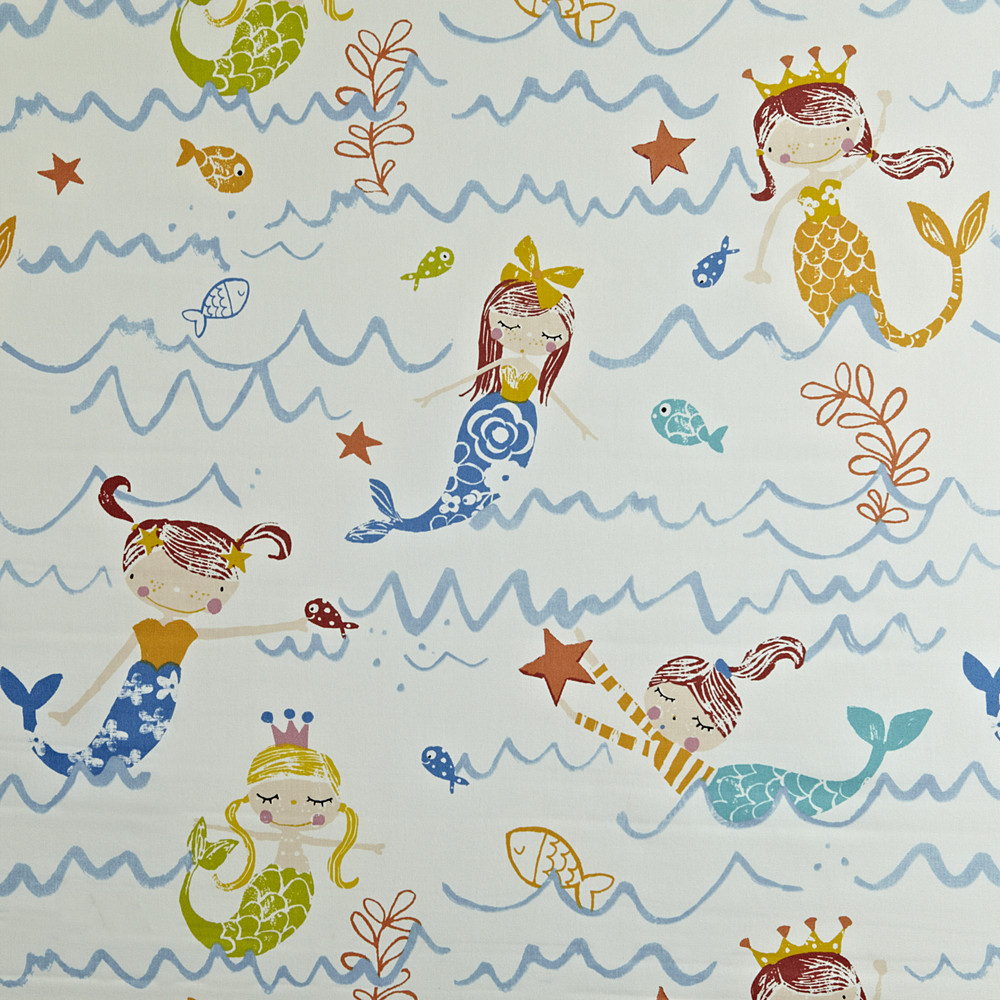 Mermaid Azure Fabric by Prestigious Textiles
