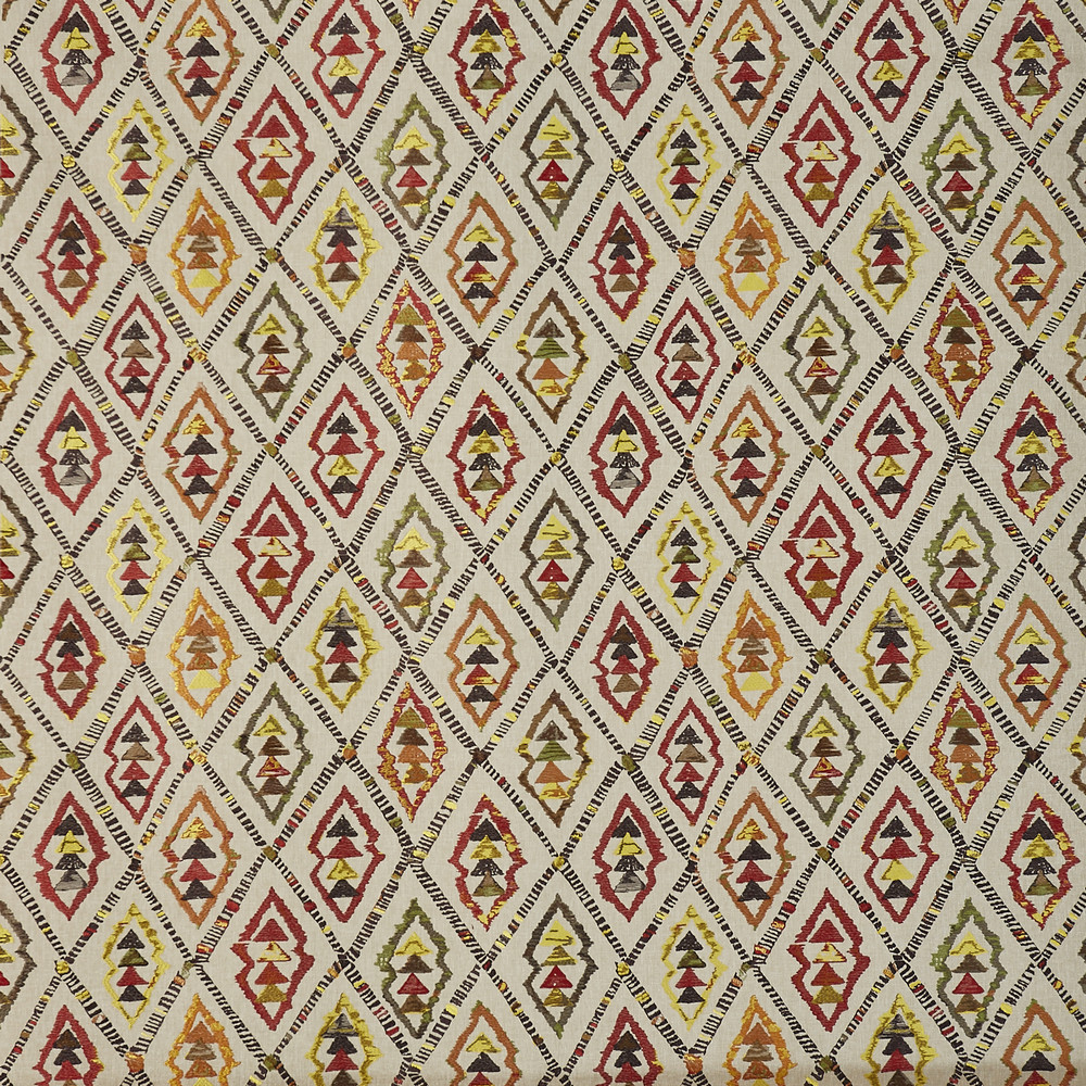 Inca Cayenne Fabric by Prestigious Textiles