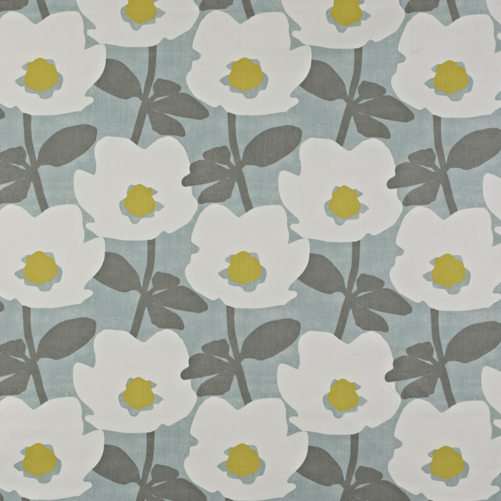 Bermondsey Duck Egg Fabric by Prestigious Textiles