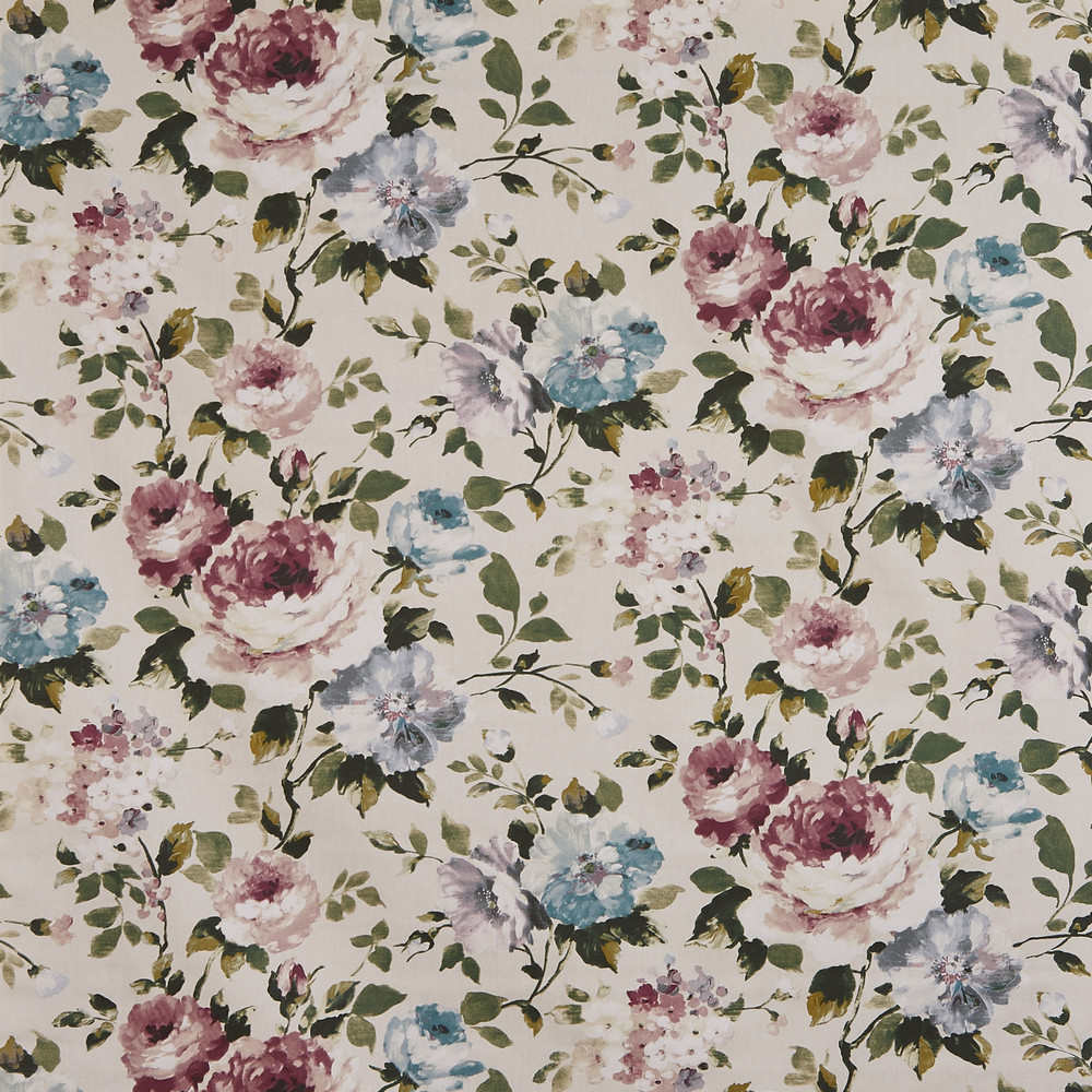 Langford Rosehip Fabric by Prestigious Textiles