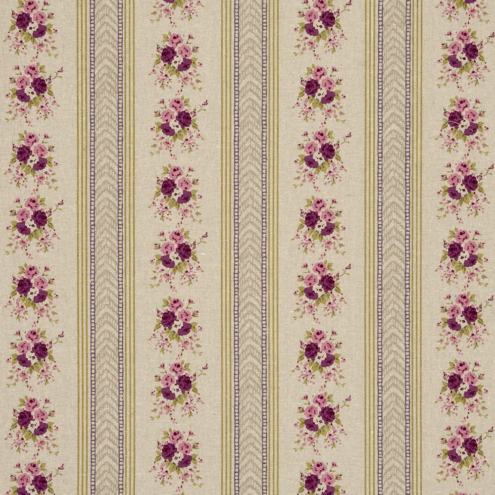 Lala Mulberry Fabric by Clarke & Clarke