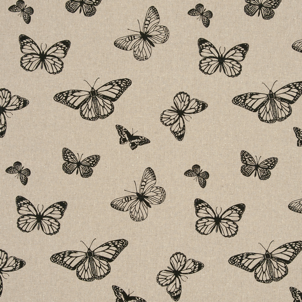 Mariposa Noir Fabric by Clarke & Clarke