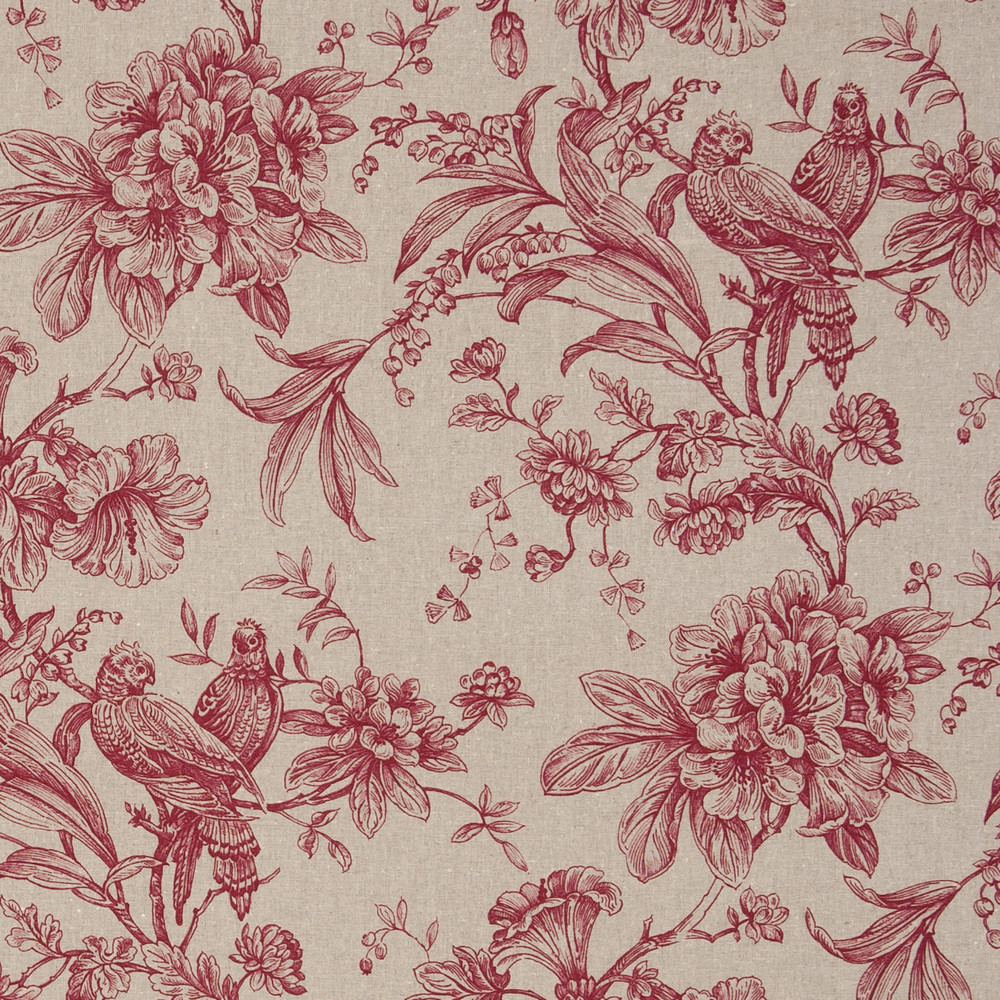 Provence Raspberry Fabric by Clarke & Clarke