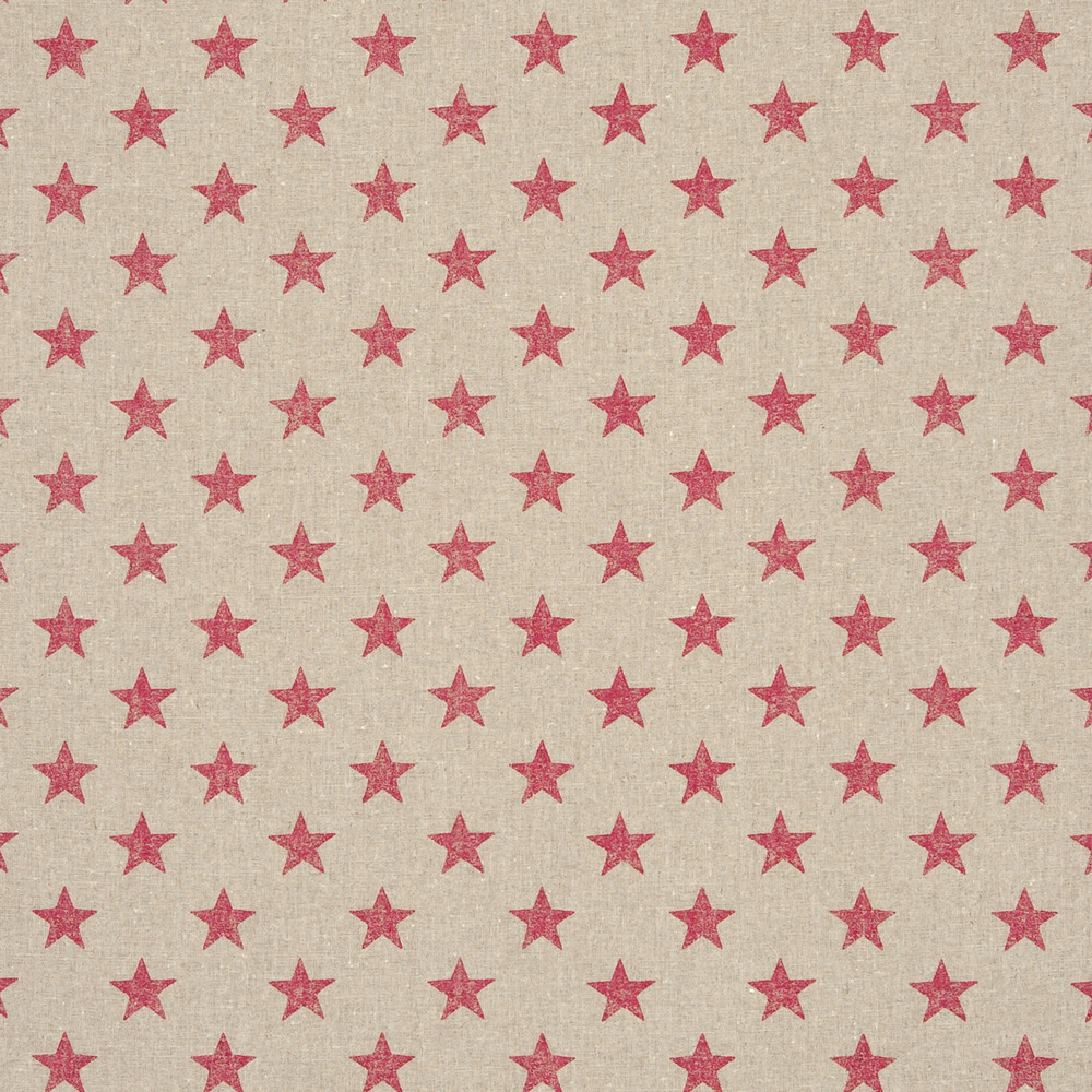 Stars Pink Fabric by Clarke & Clarke