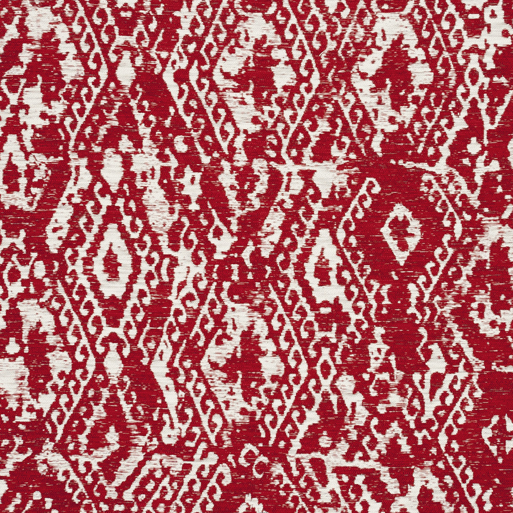 Izapa Rosso Fabric by Clarke & Clarke