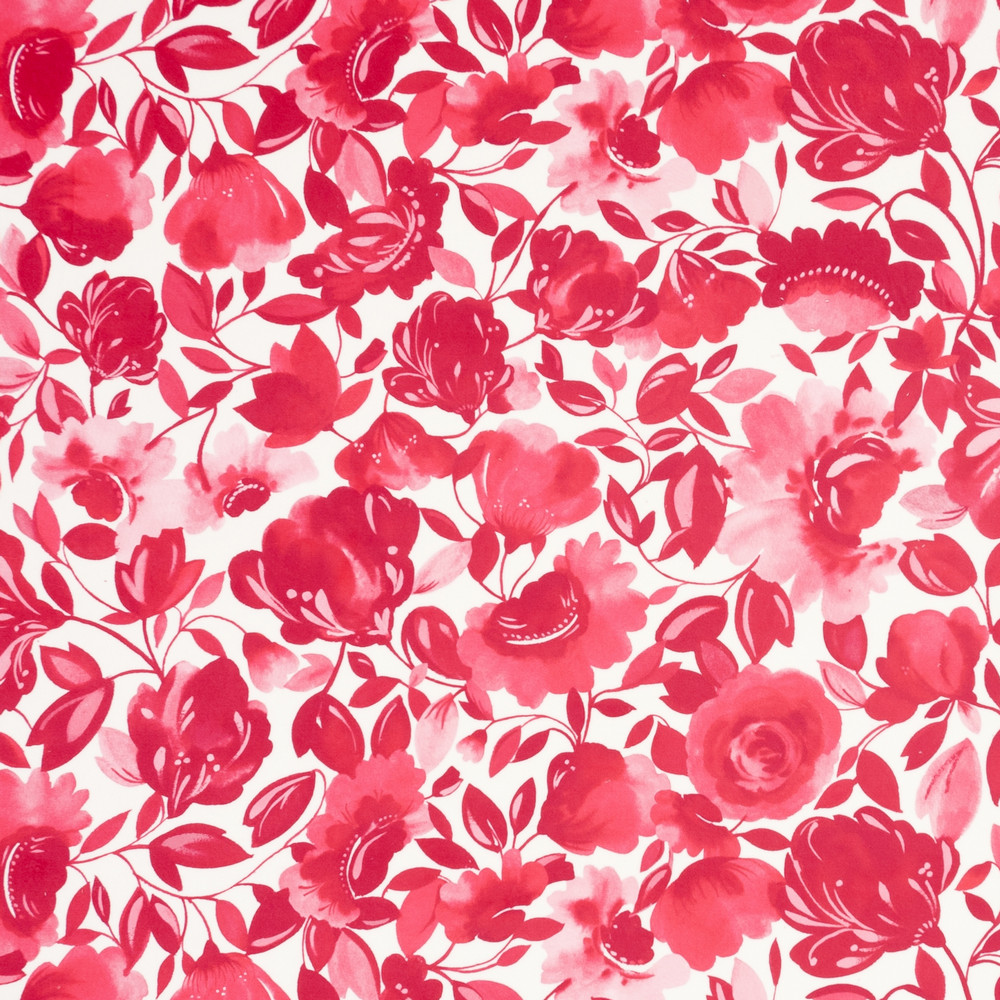 Caitlin Velvet Raspberry Fabric by Clarke & Clarke