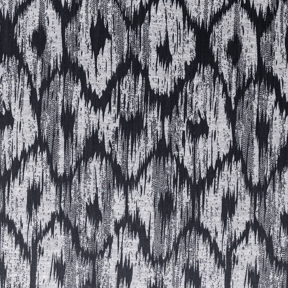Bw1008 Black / White Fabric by Clarke & Clarke