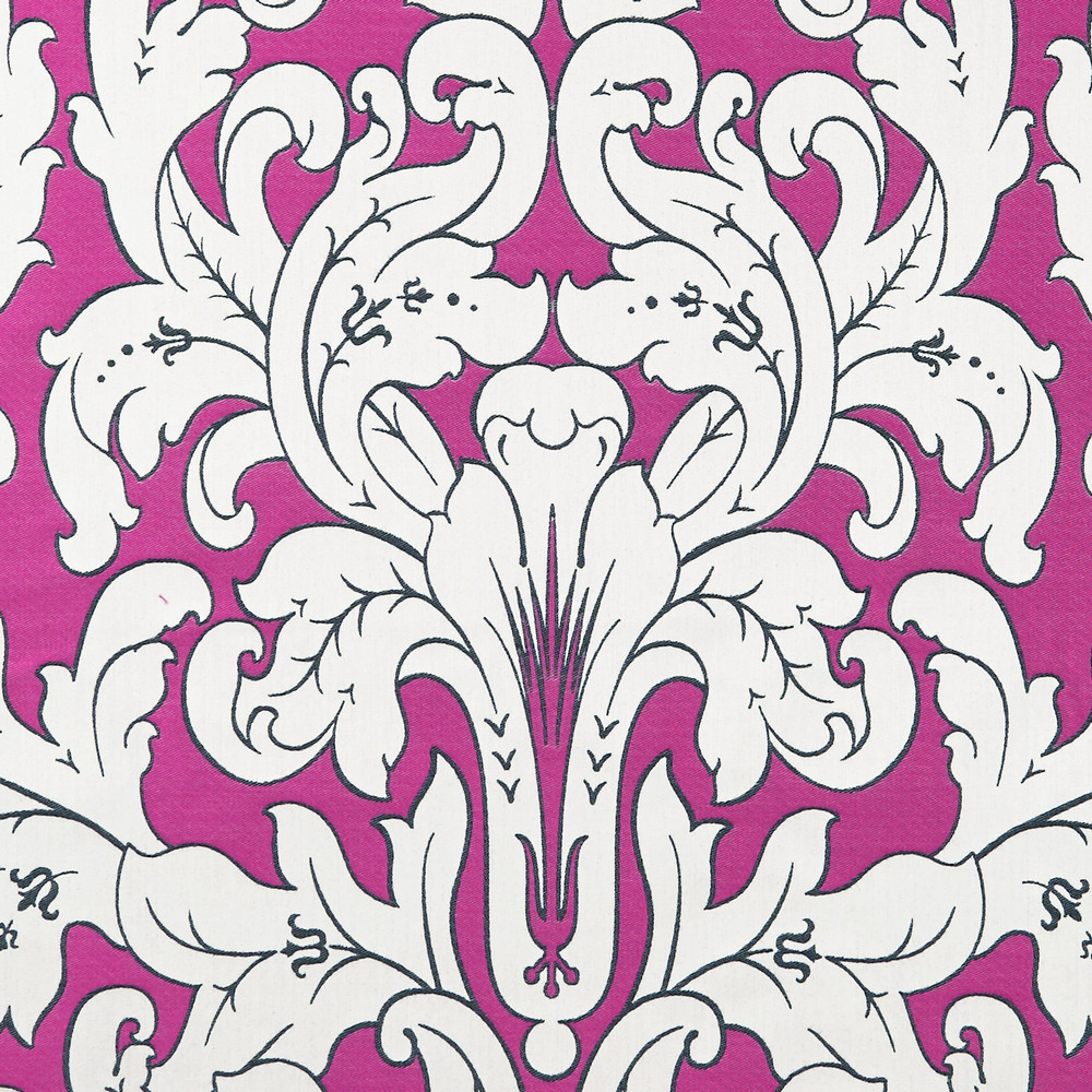 Chateau Fuchsia Fabric by Clarke & Clarke