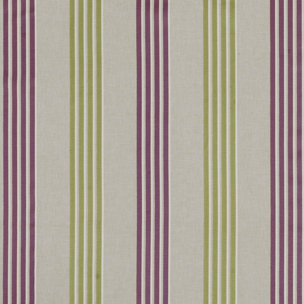 Wensley Violet / Citrus Fabric by Clarke & Clarke