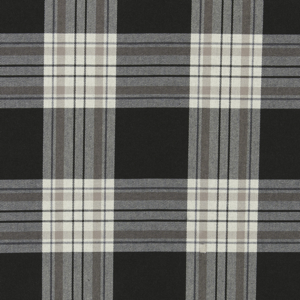 Glenmore Charcoal Fabric by Clarke & Clarke