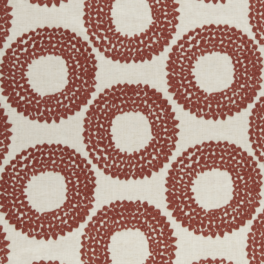 Dashiki Cinnabar Fabric by Clarke & Clarke