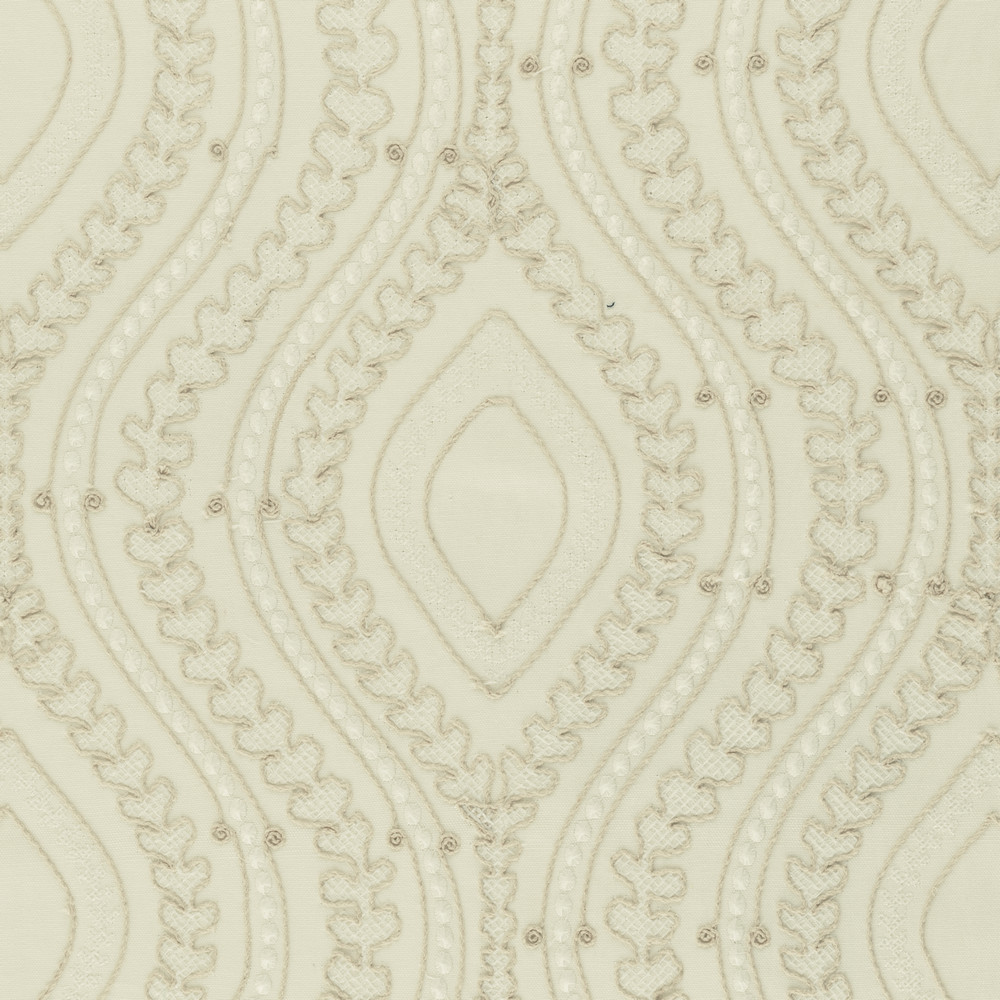 Villefranche Natural Fabric by Clarke & Clarke