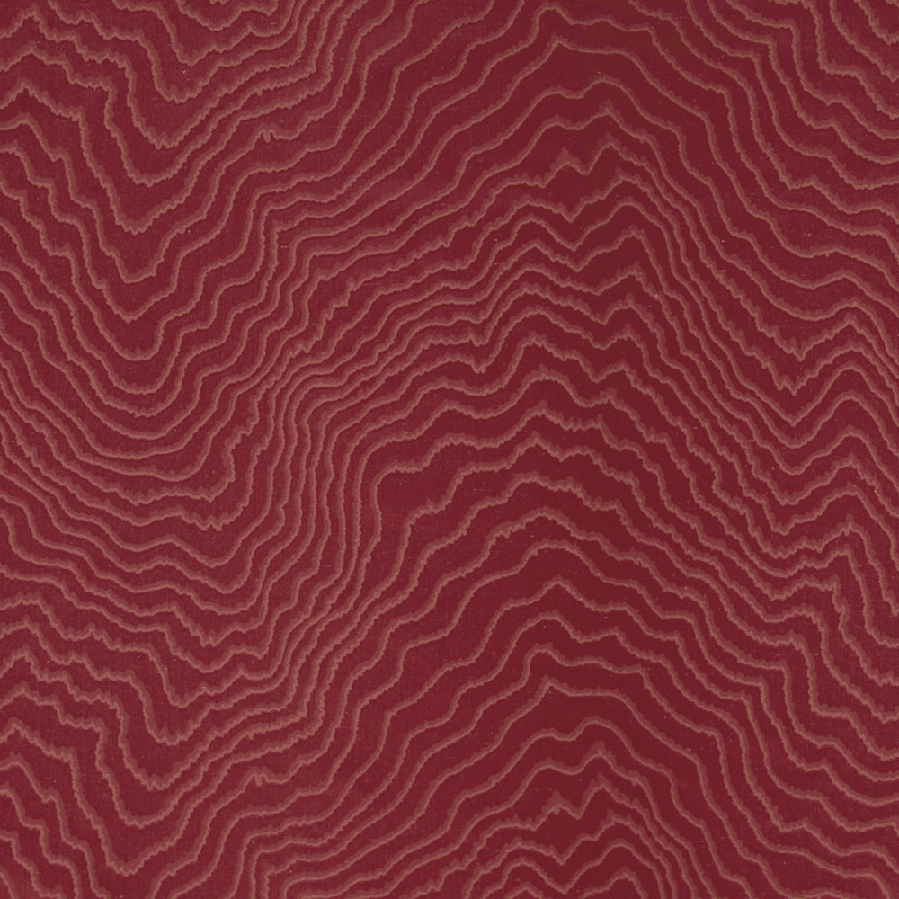 Fiji Crimson Fabric by Clarke & Clarke