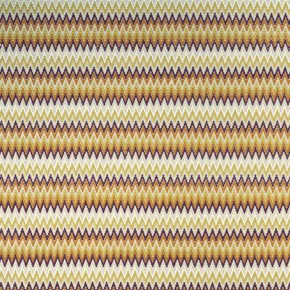 Sierra Damson / Spice Fabric by Clarke & Clarke
