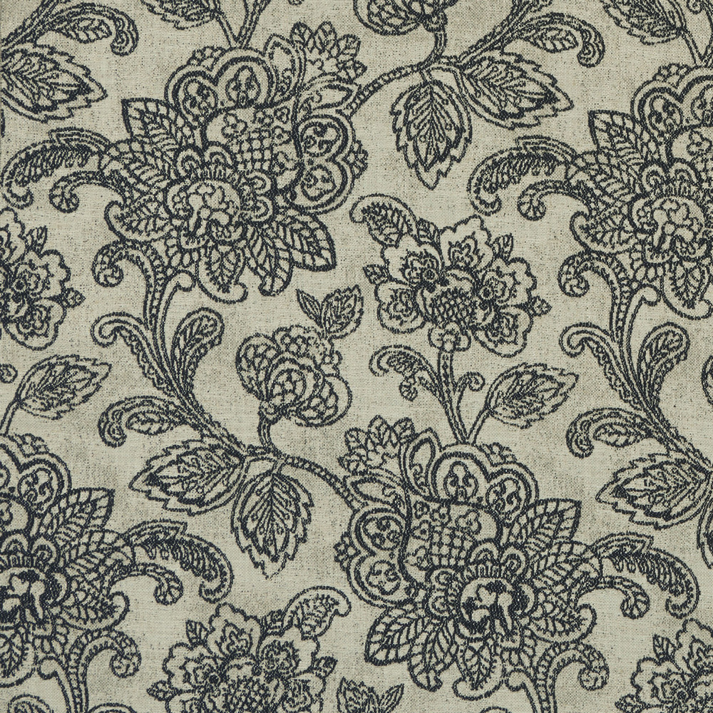 Cranbrook Charcoal Fabric by Clarke & Clarke