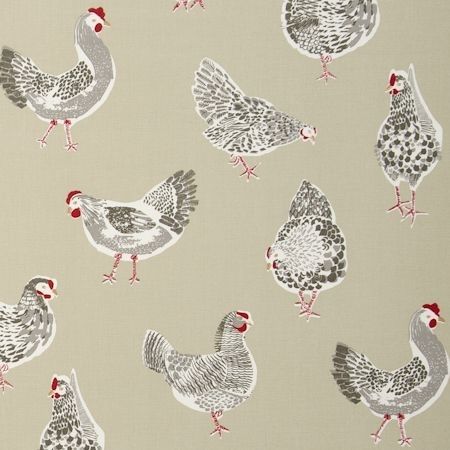 Rooster Sage Fabric by Studio G