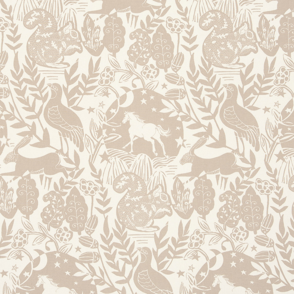 Westonbirt Taupe Fabric by Studio G