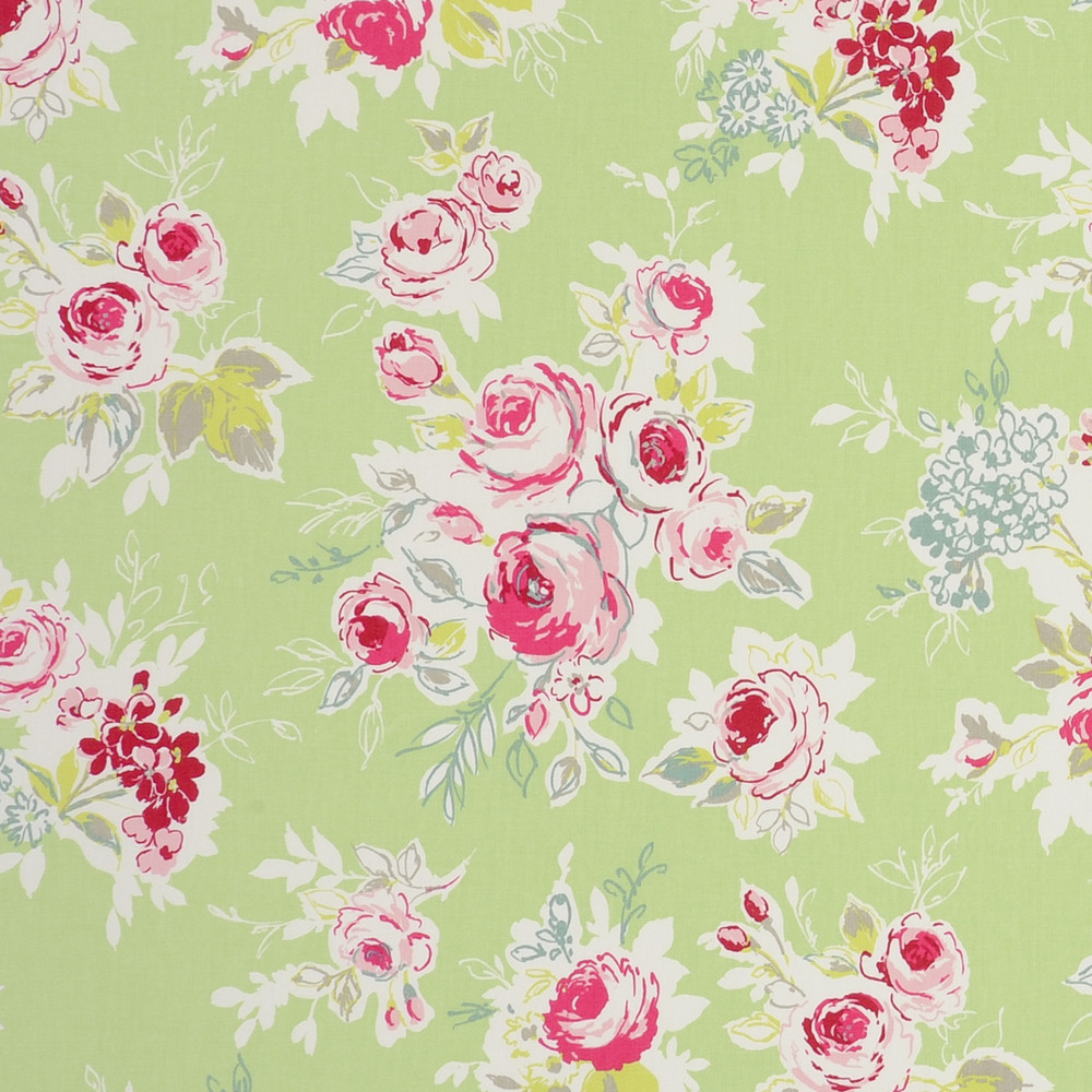 Rose Garden Apple Fabric by Studio G