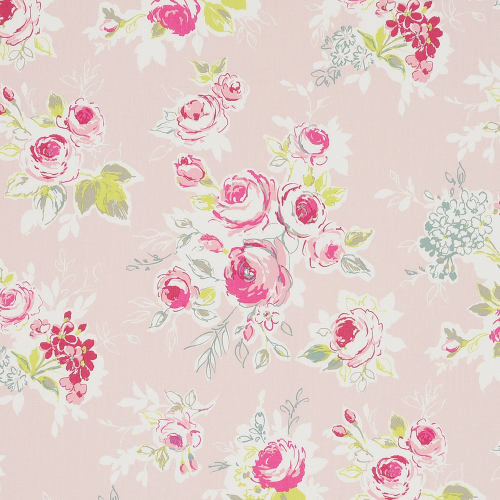 Rose Garden Pink Fabric by Studio G