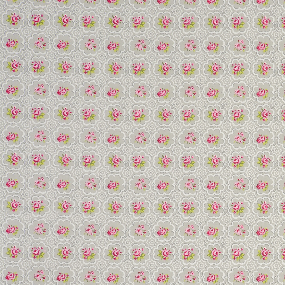 Rose Tile Pebble Fabric by Studio G